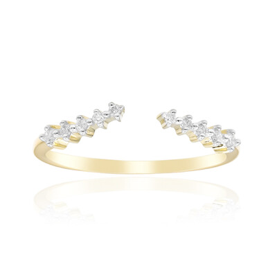 9K SI1 (G) Diamond Gold Ring (Annette)