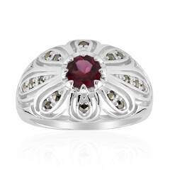 Rhodolite Silver Ring (Annette classic)