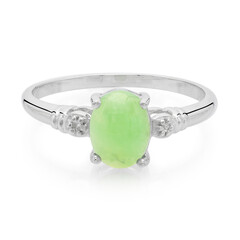 Imperial Chrysoprase Silver Ring