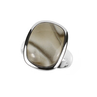 Flint stone Silver Ring