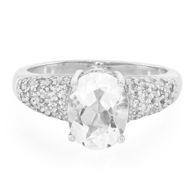 Petalite Silver Ring