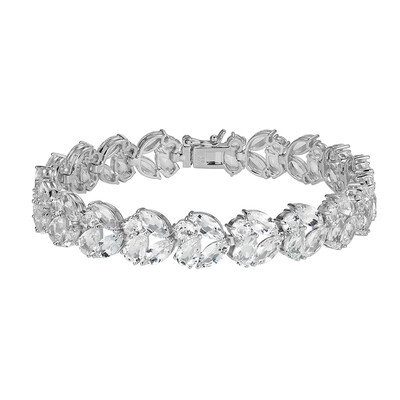 White Topaz Silver Bracelet(Adela Silber)