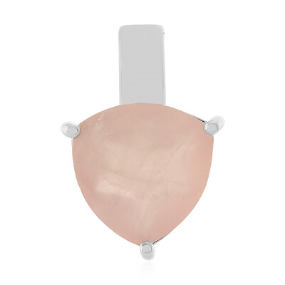 Rose Quartz Silver Pendant