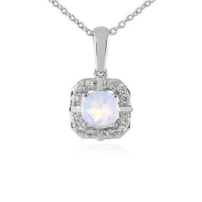 Welo Opal Silver Necklace