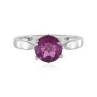 Pink Flouorite Silver Ring