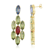 Topaz Silver Earrings
