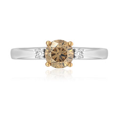 18K SI2 Brown Diamond Gold Ring (CIRARI)