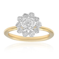 18K VS2 (H) Diamond Gold Ring (CIRARI)
