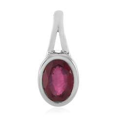 Madagascar Ruby Silver Pendant