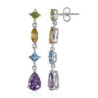 Amethyst Silver Earrings