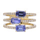 18K AAA Tanzanite Gold Ring (CIRARI)