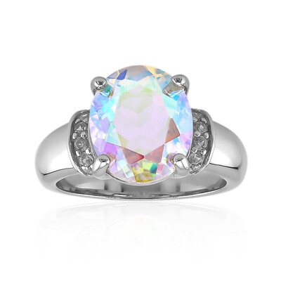 Moonlight Quartz Silver Ring