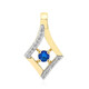 9K Hauynite Gold Pendant