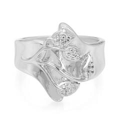 White Topaz Silver Ring