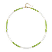 Rainbow Moonstone Silver Necklace