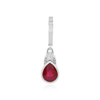 Bemainty Ruby Silver Pendant