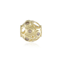 9K I2 Champagne Diamond Gold Pendant (Ornaments by de Melo)