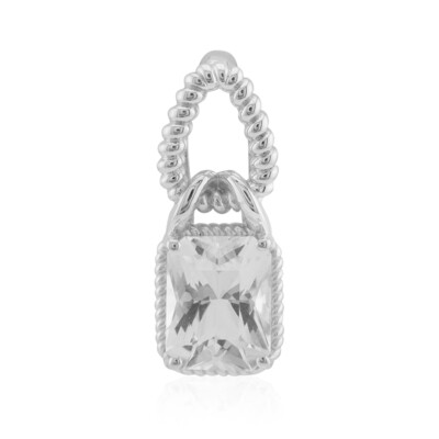 Herkimer Diamond Quartz Silver Pendant (Pallanova)