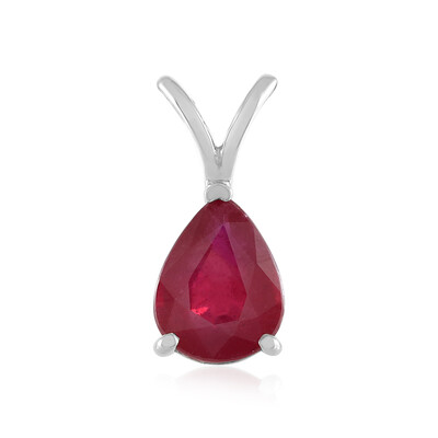 Bemainty Ruby Silver Pendant
