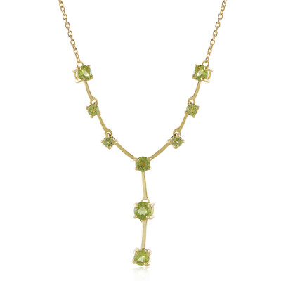 Peridot Silver Necklace