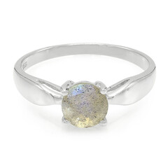 Romanian Spectrolite Silver Ring