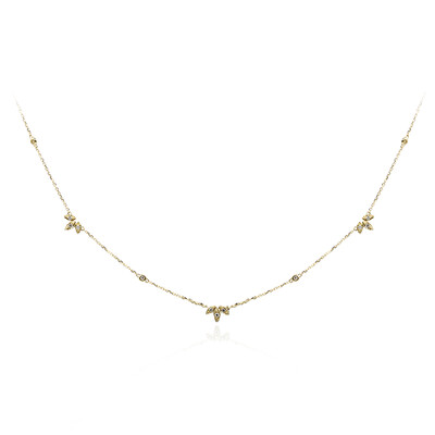 18K SI2 (H) Diamond Gold Necklace (CIRARI)