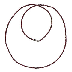 Rhodolite Silver Necklace