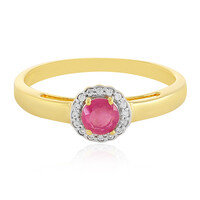 Madagascar Pink Sapphire Silver Ring