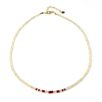 Welo Opal Silver Necklace