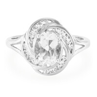 Petalite Silver Ring