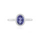 Tanzanite Silver Ring