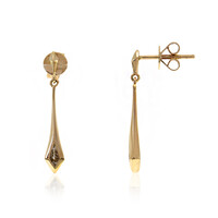9K VS2 (F) Diamond Gold Earrings (de Melo)