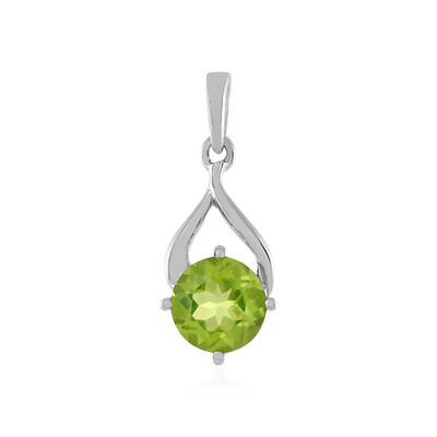 Peridot Silver Pendant