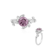 Rose de France Amethyst Silver Ring