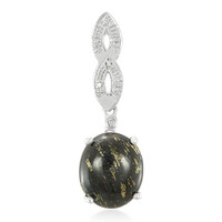 Apache Gold Stones Silver Pendant