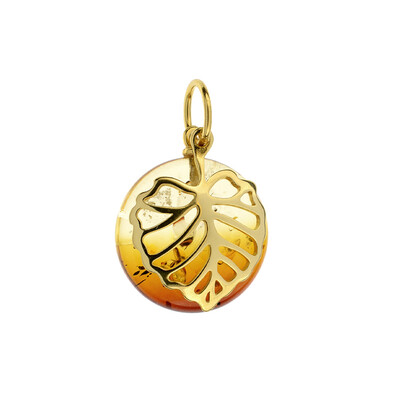 Baltic Amber Silver Pendant (dagen)