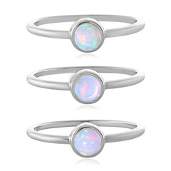 Welo Opal Silver Ring