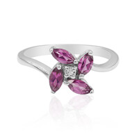 Rhodolite Silver Ring