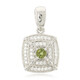 Cuprian Tourmaline Silver Pendant