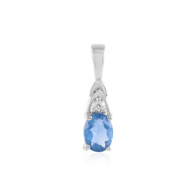 Colour Change Fluorite Silver Pendant