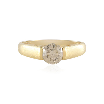 9K Diamond champagne I1 Gold Ring (de Melo)