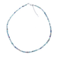 Fluorite Silver Necklace