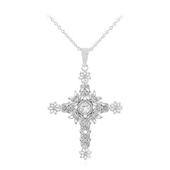 White Topaz Silver Necklace
