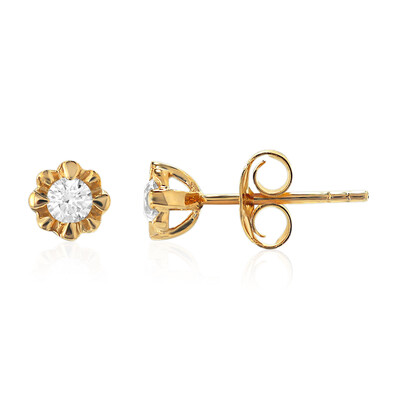 White Topaz Silver Earrings