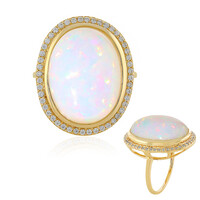 9K Welo Opal Gold Ring