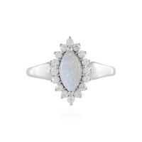 Australian Opal Silver Ring