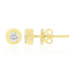 14K SI1 (G) Diamond Gold Earrings