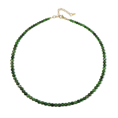 Russian Diopside Silver Necklace