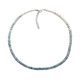Blue Opal Silver Necklace