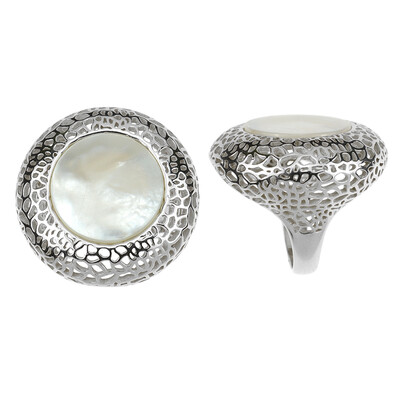 Mother of Pearl Silver Ring (dagen)